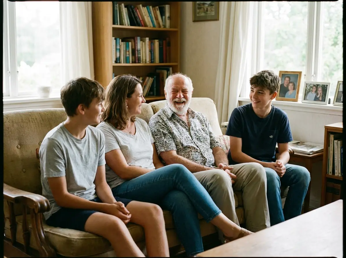 A Mary Angels caregiver supporting a senior at home